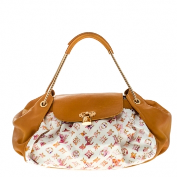 Pre Owned Louis Vuitton Limited Edition Richard Prince Monogram Watercolor Aquarelle Jamais Bag