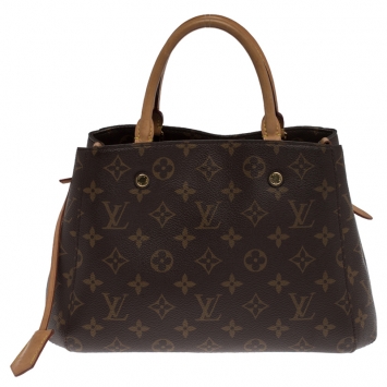 Pre Owned Louis Vuitton Monogram Canvas Montaigne BB Bag