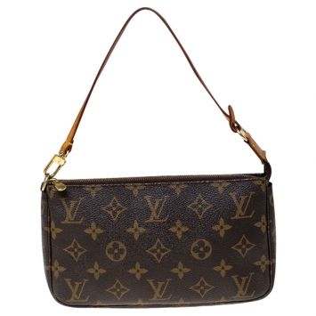 Pre Owned Louis Vuitton Monogram Canvas Pochette Accessories
