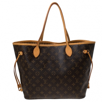 Pre Owned Louis Vuitton Monogram Canvas Neverfull MM Bag