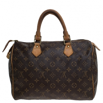 Pre Owned Louis Vuitton Monogram Canvas Speedy 30 Bag