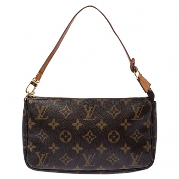 Pre Owned Louis Vuitton Monogram Canvas Pochette Accessories