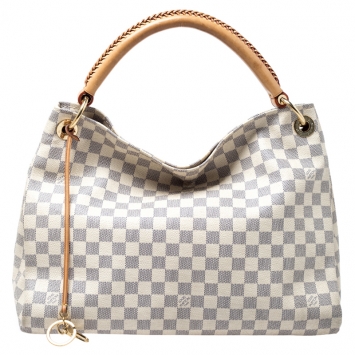 Pre Owned Louis Vuitton Damier Azur Canvas Artsy MM Bag
