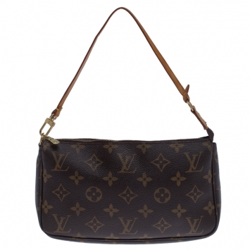 Pre Owned Louis Vuitton Monogram Canvas Pochette Accessories