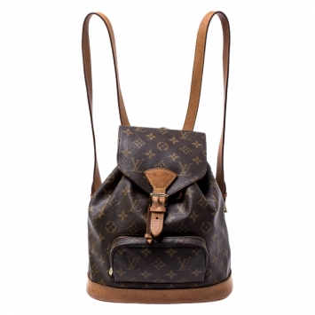 Pre Owned Louis Vuitton Monogram Canvas Montsouris Backpack MM Bag