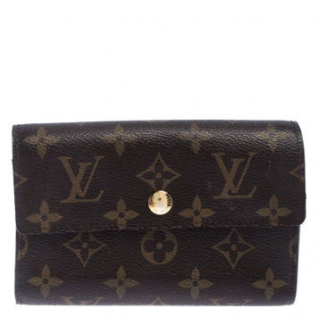 Pre Owned Louis Vuitton Monogram Canvas Alexandra Wallet