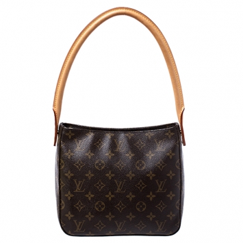 Pre Owned Louis Vuitton Monogram Canvas Looping MM Bag