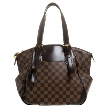Pre Owned Louis Vuitton Damier Ebene Canvas Verona MM Bag