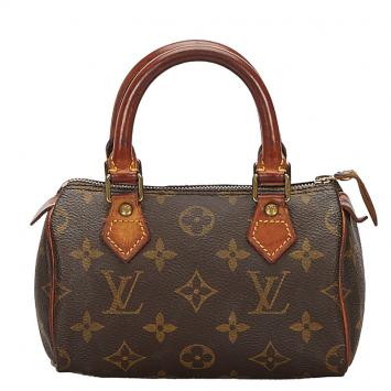 Pre Owned Louis Vuitton Monogram Canvas Mini Speedy HL Bag