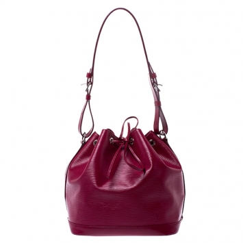 Pre Owned Louis Vuitton Fuchsia Epi Leather Petit Noe Bag