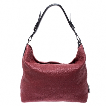 Pre Owned Louis Vuitton Framboise Monogram Antheia PM Bag 