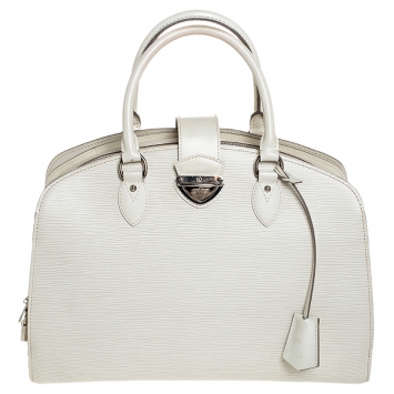 Pre Owned Louis Vuitton Ivory Epi Leather Pont Neuf GM Bag