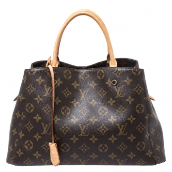 Pre Owned Louis Vuitton Monogram Canvas Montaigne MM Bag