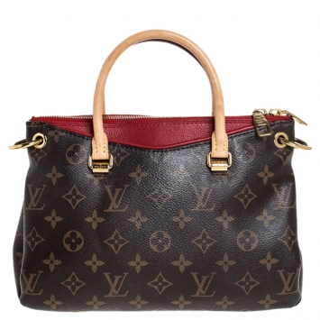 Pre Owned Louis Vuitton Cerise Monogram Canvas BB Pallas Bag