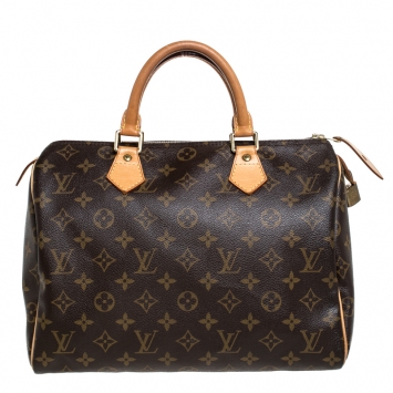 Pre Owned Louis Vuitton Monogram Canvas Speedy 30 Bag