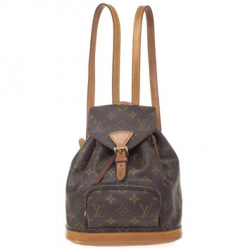 Pre Owned Louis Vuitton Monogram Montsouris PM Backpack 