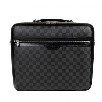 Pre Owned Louis Vuitton Damier Graphite Canvas Steeve Briefcase Bag