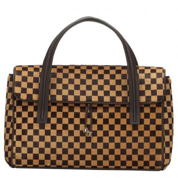 مملوكة مسبقًا Louis Vuitton Damier Sauvage Canvas Calfhair Lionne Spawn Bag