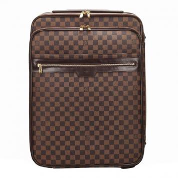 Pre Owned Louis Vuitton Damier Ebene Canvas Business Pegase Legere 55 Luggage Bag