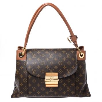 Pre Owned Louis Vuitton Havane Monogram Canvas Olympe Bag