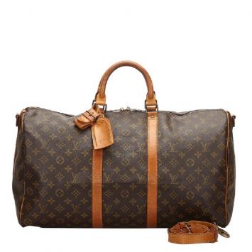 Pre Owned Louis Vuitton Monogram Canvas Keepall Bandouliere 60 Bag