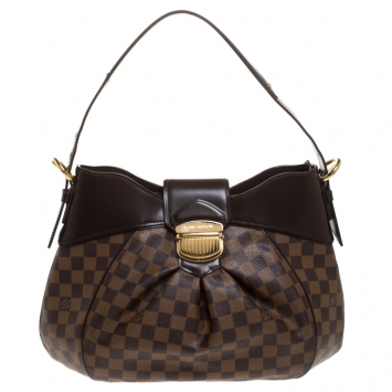 Pre Owned Louis Vuitton Damier Ebene Canvas Sistina PM Bag