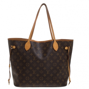Pre Owned Louis Vuitton Monogram Canvas Neverfull MM Bag