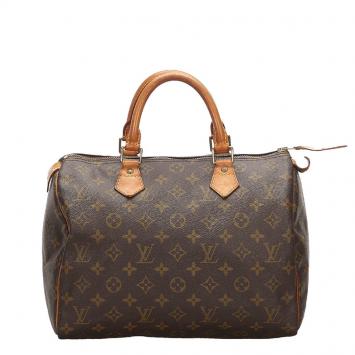 Pre Owned Louis Vuitton Monogram Canvas Speedy 30 City Bag