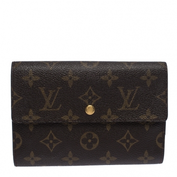 Pre Owned  Louis Vuitton Monogram Sarah International Tri-fold Wallet