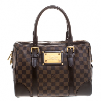 Pre Owned Louis Vuitton Damier Ebene Canvas Berkeley Bag