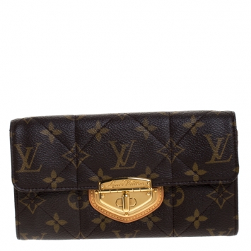 Pre Owned Louis Vuitton Monogram Canvas Etoile Sarah Wallet