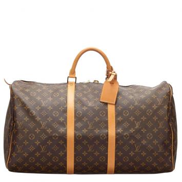 Pre Owned Louis Vuitton Monogram Canvas Keepall 55 Bag