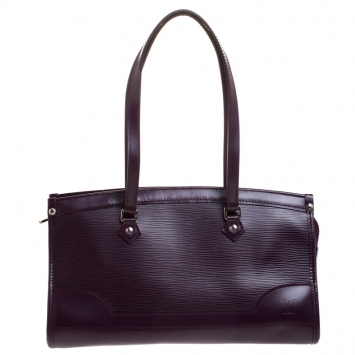 Pre Owned Louis Vuitton Cassis Epi Leather Madeleine PM Bag