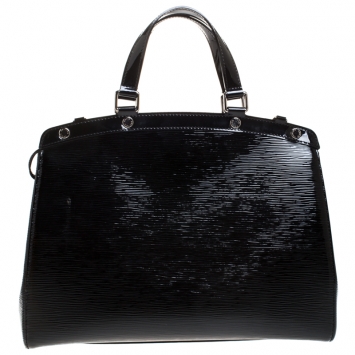Pre Owned Louis Vuitton Black Electric Epi Leather Brea GM Bag