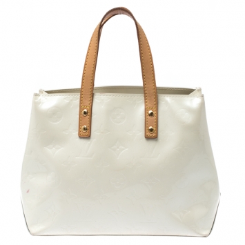 Pre Owned Louis Vuitton Perle Vernis Reade PM Bag
