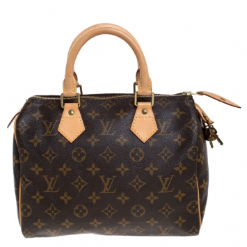 Pre Owned Louis Vuitton Monogram Canvas Speedy 25 Bag
