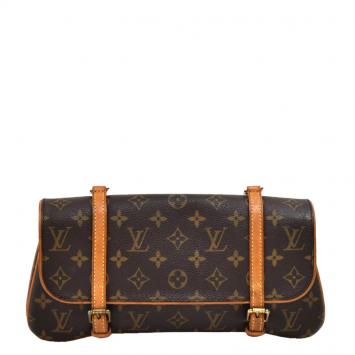 Pre Owned Louis Vuitton Monogram Canvas Pochette Marelle Bag