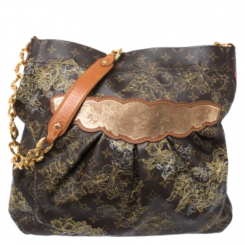Pre Owned Louis Vuitton Monogram Canvas Limited Edition Dentelle Fersen GM Bag