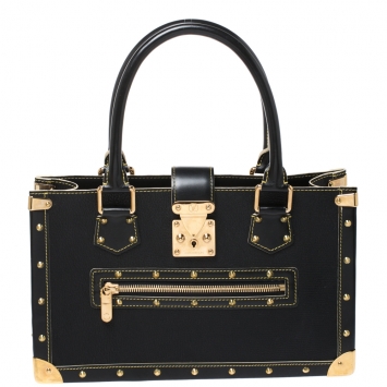 Pre Owned Louis Vuitton Black Suhali Leather Le Fabuleux Bag