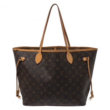 Pre Owned Louis Vuitton Monogram Canvas Neverfull MM Bag