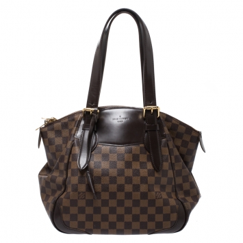 Pre Owned Louis Vuitton Damier Ebene Canvas Verona MM Bag