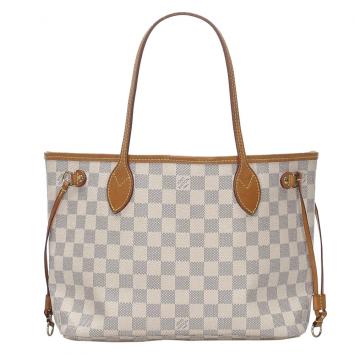 Pre Owned Louis Vuitton Damier Azur Canvas Neverfull PM Bag