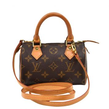Pre Owned Louis Vuitton Monogram Canvas Mini Speedy Sac HL 