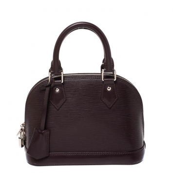 Pre Owned Louis Vuitton Bordeaux Epi Leather Alma BB Bag