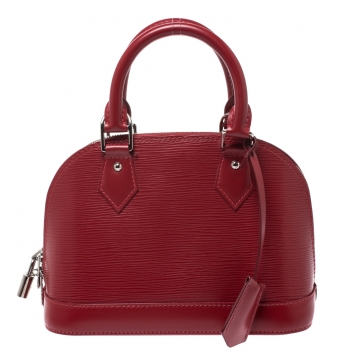 Pre Owned Louis Vuitton Rubis Epi Leather Alma BB Bag