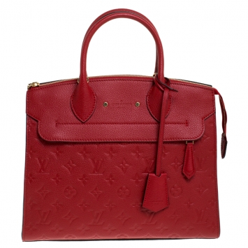 Pre Owned Louis Vuitton Orient Monogram Empreinte Leather Pont Neuf MM Bag
