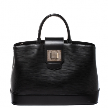 Pre Owned Louis Vuitton Black Epi Leather Mirabeau GM Bag