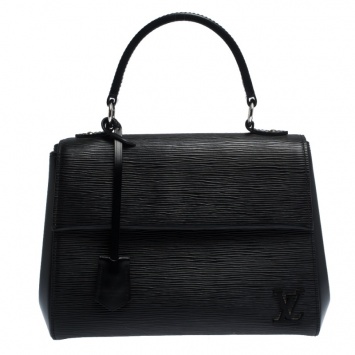 Pre Owned Louis Vuitton Black Epi Leather Cluny MM