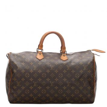 Pre Owned Louis Vuitton Monogram Canvas Speedy 40 Bag