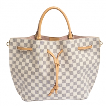 Pre Owned Louis Vuitton Canvas Damier Azur Girolata Bag